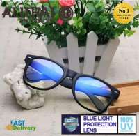 Alithai Computer Glasses Blue Light blocking Glasses Wayfarer Stlye Model. KABUGI - Black