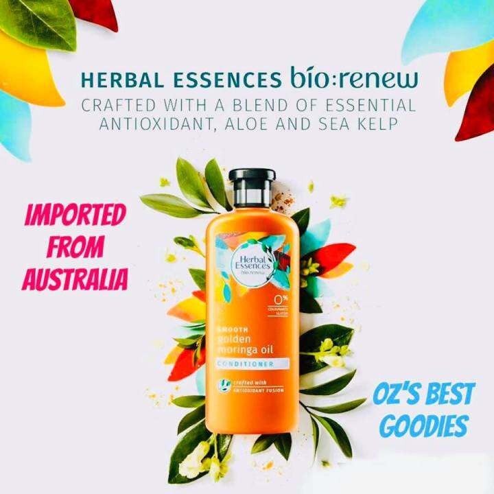 Herbal Essences Smooth Golden Moringa Oil Conditioner 400ml Lazada PH