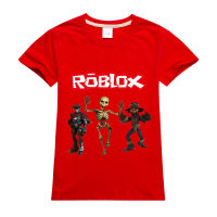 Ro Blox Casual Cotton Tees หญิงเสื้อแขนยาวชาย Moisture ฤดูร้อนเสื้อผ้าเด็กเด็กวัยหัดเดินเด็กผู้หญิงครึ่งแขน