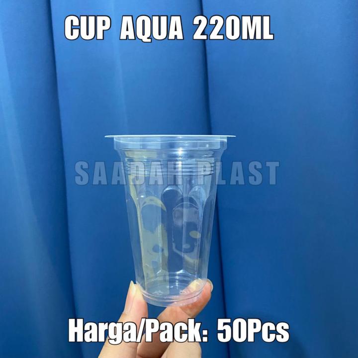 Gelas Plastik Aqua 220ml 50pcs Gelas Kopi Lazada Indonesia 3545