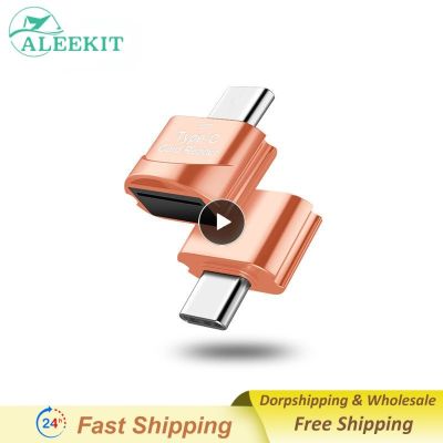 1 10PCS Card Reader Mini Otg Cardreader Otg Adapter Memory Card Reader Type C Tf Adapter Tf Smart Usb Type C