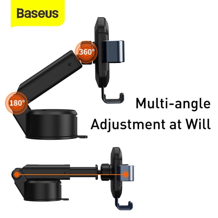 baseus-ที่วางโทรศัพท์มือถือแบบปรับได้สําหรับรถยนต์-tank-gravity-car-mount-holder-with-suction-base