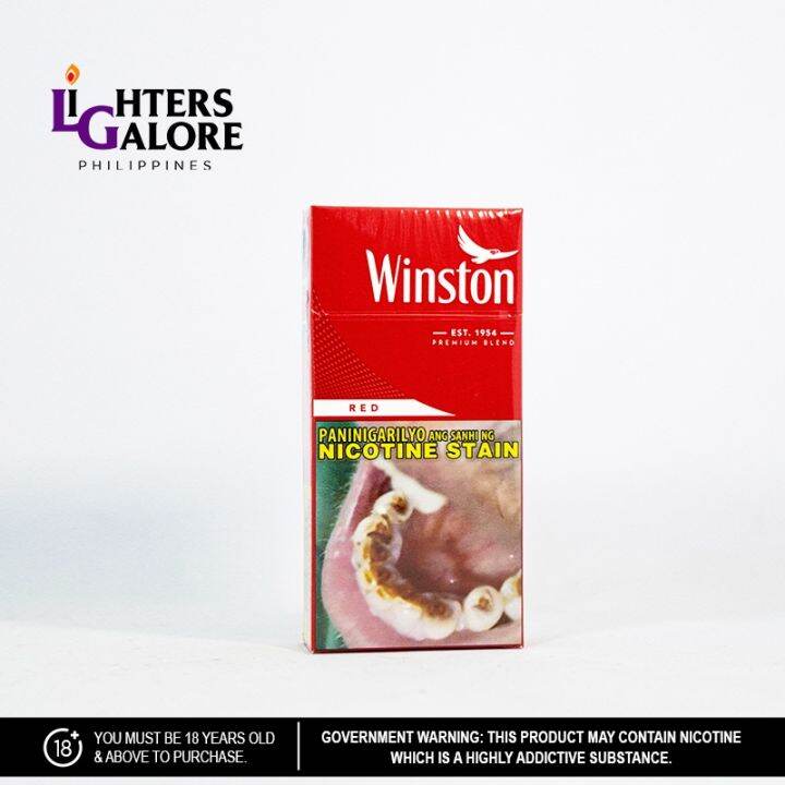 Lighters Galore Winston Red 10'S Half (Pack) Lazada PH