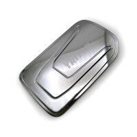 ครอบฝาถังน้ำมัน รุ่นแคป สีโครเมี่ยม Chrome Fuel Oil Tank Cap Cover For 2Dr Cab Mitsubishi L200 Triton 2Dr Open Cab 2019 - 2020 มีบริการเก็บเงินปลายทาง