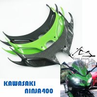 lipika For Kawasaki Ninja250 Ninja400 Front Aerodynamic Winglet Ninja 250 400 Parts Fairing Beak Cover Protection Guard 2018 2019 2020