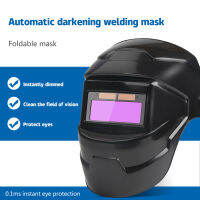 ZUOGUAN แว่นเชื่อมออโต หน้ากากเชื่อม Welding mask สีอัตโนมัติเปลี่ยนหัวหน้ากากเชื่อมหมวกกันน็อก,ทนอุณหภูมิสูงช่างเชื่อมป้องกันหมวก หน้ากากเช