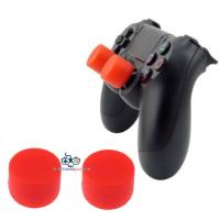 Silicone Concave XL Tall Thumb Grip Caps Joystick Thumbstick For PS4 Xbox ONE Xbox 360 Wii U Controller -  Red  ซิลิโคนอนาล็อก [จุกยาง] แบบทรงสูงเว้า สีแดง