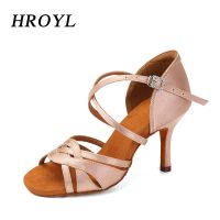 Dance Shoes For Women Latin Dancing Shoes Ladies Ballroom Tango Modern Shoes Standard Salsa Practice Training Heels 5/7.5/8.5Cm