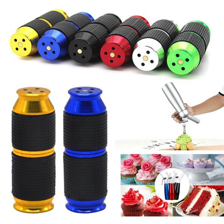 TI9P Gadgets 8g Aluminum Opener Whipping Cream Cream Chargers Whipped