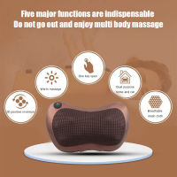 Car Electric Head Massage Pillow Vibrator Home Infrared Heating Neck Shoulder Back Kneading Cervical Massager Relaxation Cushion