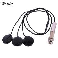 Universal Pickup Piezo 3 Transducer 6.35mm For Acoustic Guitar Ukulele Mandolin