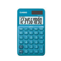 Casio Calculator เครื่องคิดเลข  คาสิโอ รุ่น  SL-310UC-BK แบบสีสัน ขนาดพกพา 10 หลัก สีดำ