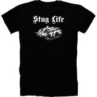 เสื้อยืด พิมพ์ลายรถถังเยอรมัน Stug III WWII Wehrmacht Army ASL Stug LIfe