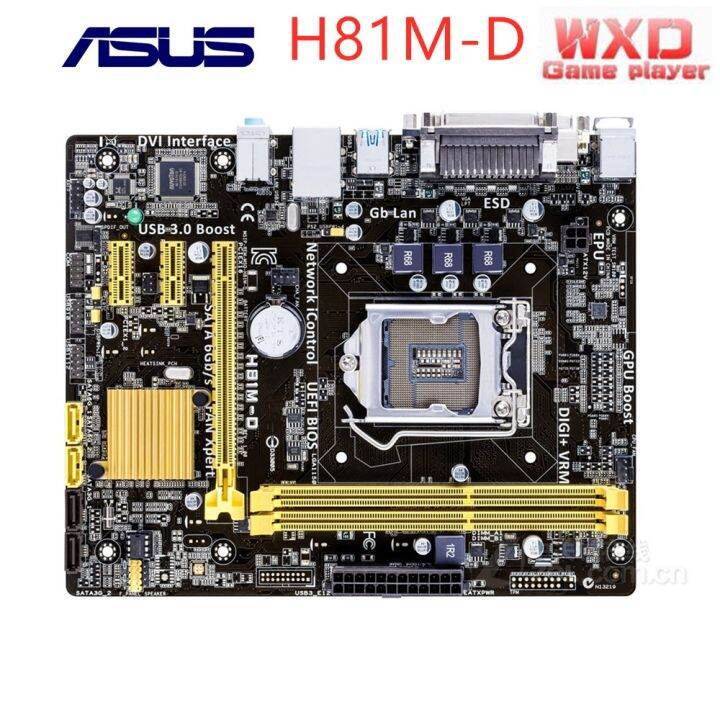 For Asus H81MD Desktop Motherboard H81 Socket LGA 1150 i3 i5 i7 DDR3