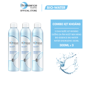 Combo 3 Chai Nước khoáng dưỡng da ẩm mượt mịn màng Bio-Essence Bio