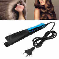 2 In 1 Hair Curler Straightener Adjustable Constant Temperature Electric Curler Straightener Comb Styling Tools EU Plug 220‑240V