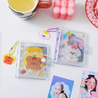 Transparent 3 Inch Photo Album 20 Pockets INS Cartoon Photos Album Collection Book Kpop Photocard Holder Hand Account Book