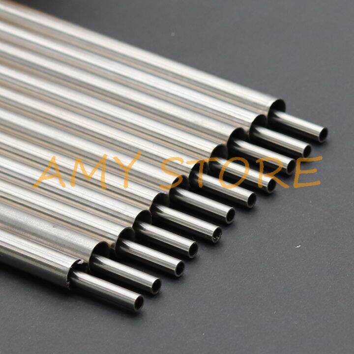 Silver Round 304 Stainless Steel Capillary Tube Pipe Od 0 5 1 2 3 4 5 6