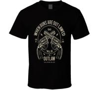 When Guns Are Outlawed, I Will Be An Outlaw. Gun Owner Gift T Shirt 100% Cotton O Neck Summer Short Sleeve Casual Mens T Shirt| | - Aliexpress