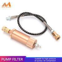 Golden M10x1 Thread High-Pressure Pump Filter with Nylon Hose and Quick Disconnect 40Mpa 400Bar 6000Psi Air Filtering Water-Oil Separator Air Compressor Filtering Element PCP Air Pumps Parts &amp; Accessories