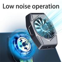 Rgb Colorful Three-color Breathing Light Cell Phone Cool Heat Sink Slient Cooling Artifact Game Cooler Cooling Fans Air-cooled