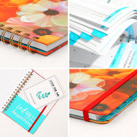 2022 A5 Daily Weekly Planner Agenda Bandage Spiral Notebook Weekly Goals Habit Schedules Stationery Office School Supplie