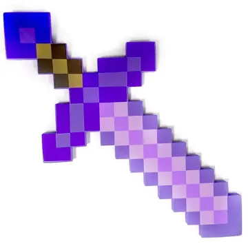 Minecraft Enchanted Purple Sword Toy
