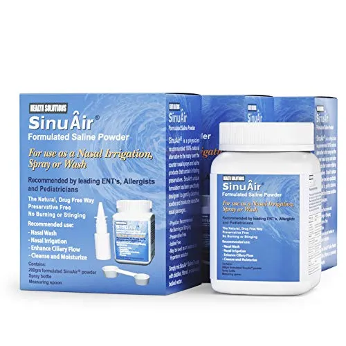 [PREORDER] SinuAir Sinus Rinse Salt Solution Saline Powder for