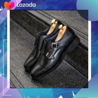 ? New Double Monk Strap Matt Black (504) หนึ่งใน​ Smart Casual ที่สวมใส่ง่ายและดูดีมากๆ รุ่นนี้ใส่ยางยืดที่ใต้​ Buckle ยืดหยุ่นดีกว่าเดิม หนังวัว Italian wax กันน้ำและฝุ่น 100%