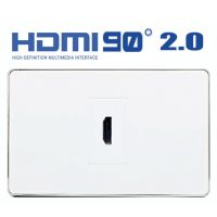 โปรโมชั่น Wall Plate HDMI (90 องศา)(รับประกัน1 ปี) ออกใบกำกับภาษีได้ ราคาถูก สายดิจิตอล สายHDMI สายทีวี สายสัญญาณทีวี