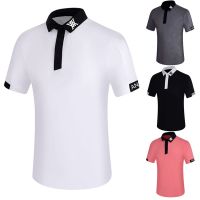 ANEW Golf mens short-sleeved T-shirt golf outdoor sports breathable Polo shirt loose perspiration jersey ANEW PearlyGates PXG1 Callaway1 J.LINDEBERG❧☁