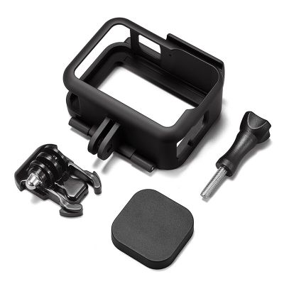 GoPro Hero 9 Accessories Kit Protection Frame+ Lens Cap Soft TPU Cover for Go Pro Hero 10 9 Black Action Camera