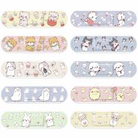 【LZ】♕✑  Cartoon impermeável Band Aid para crianças Bandagem de gesso adesivo Ferida Heal Strips Heal Patch Utensílios de vestir 120pcs por lote