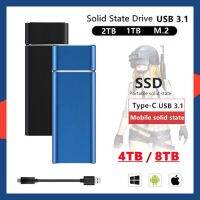 ใหม่ 3.1 ฮาร์ดดิสก์พกพาแบบขยายภายนอกโซลิดสเตต SSD8TB 4TB 2TB 1TB โลหะ M2ฮาร์ดดิสก์ภายนอก