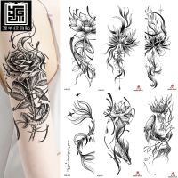 Small Arm Waterproof Tattoo Stickers Symbol Totem Animal Skull Small Arm Tattoo Stickers