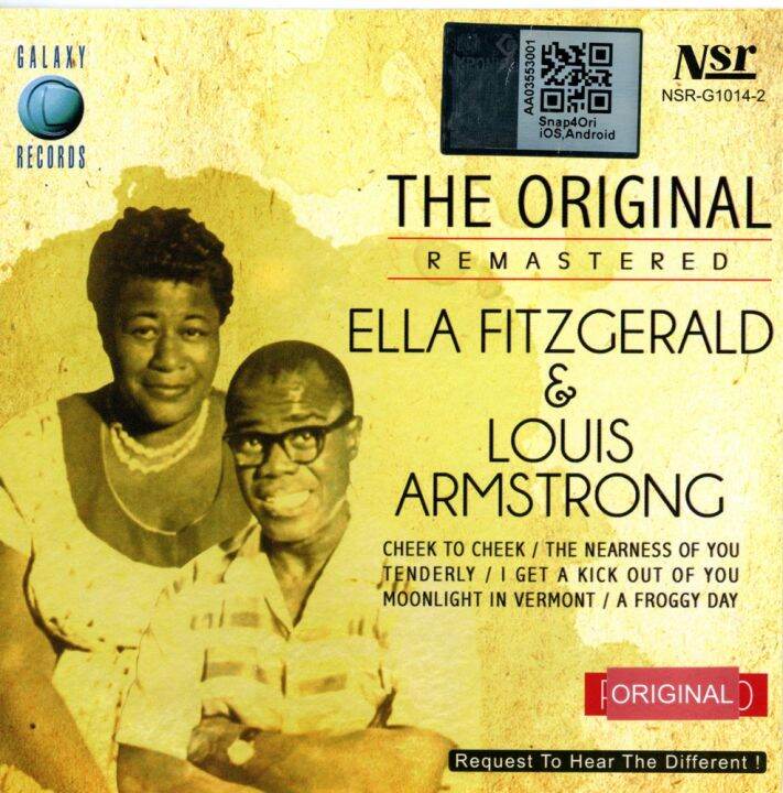 The Original Remastered ELLA FITZGERALD & LOUIS ARMSTRONG CD Lazada
