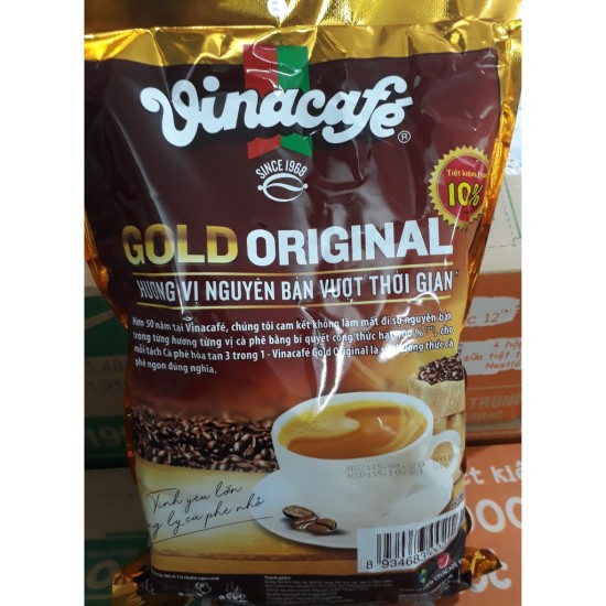 Cà phê sữa vinacafé gold original 800g 40 gói x 20g - ảnh sản phẩm 3