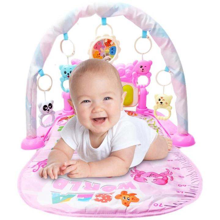 newborn-baby-gym-mat-breathable-activity-gym-mat-with-musical-multifunctional-baby-fitness-music-toys-funny-play-piano-gym-piano-play-tummy-time-mat-for-newborn-0-1-year-old-kindness