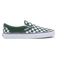 Vans รองเท้าผ้าใบ Classic Slip-On Checkerboard Color Theory | Greener Pastures ( VN0A7Q5D6QU )