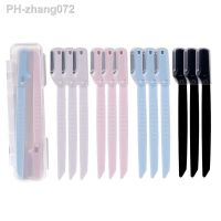 Karsyngirl 5/10Pcs Mini Trimmer Safe Blade Shaping Knife Eyebrow Blades Face Hair Removal Scraper Shaver Makeup Tools