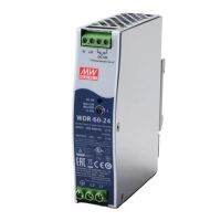 “:{-- Tai Wan หมายถึงอย่างดี WDR-60-24 24VDC 2.5A 60W แหล่งจ่ายไฟรางดินอุตสาหกรรมอินพุตกว้างพิเศษ180 ~ 550Vac 380VAC