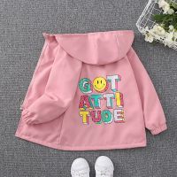 [COD] Childrens fashion hooded jacket girl baby spring foreign style windbreaker 2023 boys and autumn girls casual