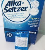 Viên Sủi Alka Seltzer chống đầy hơi, trào ngược axit dạ dày, giảm đau nhức gói 2 Viên[Hàng Mỹ]