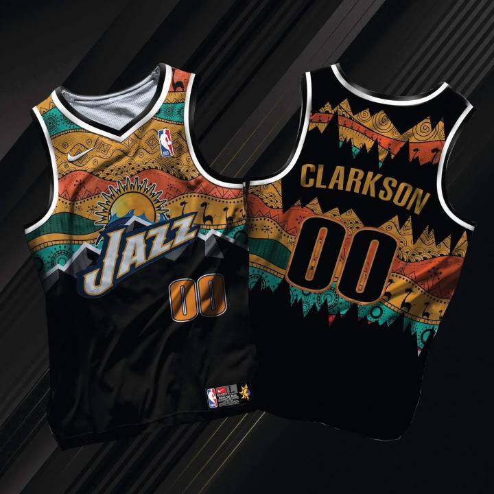 JERSEY UTAH 07 JORDAN CLARKSON BASKETBALL JERSEY FREE CUSTOMIZE NAME ...