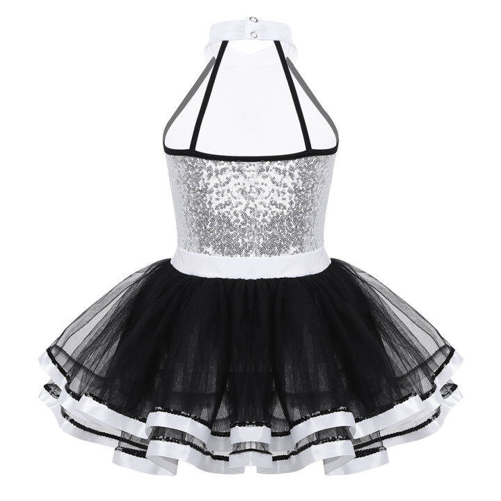 kids-girls-ballet-tutu-dress-sleeveless-shiny-sequins-decorative-buttons-dance-gymnastics-leotard-mesh-modern-jazz-dance-costume