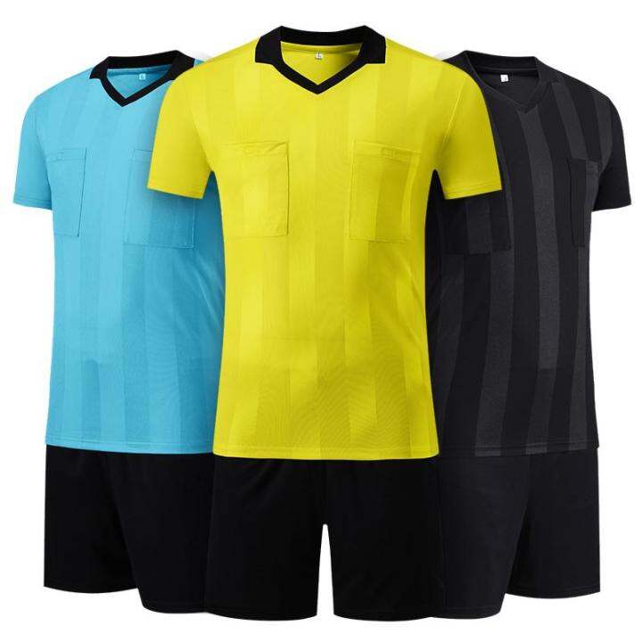 New Designs Referee Soccer Jersey Football Shirt Referee Judge Uniform
