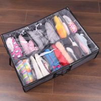 Under Bed Shoe Storage Organizer Shoe Storage Chest Container For Home Use Shoe Box Transparent Storage Box Home Foldable Box