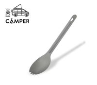 ช้อน 2in1 ไทเทเนียม Titanium Fork and spoon สำหรับพกพา ตั้งแค้มป์ camping outdoor