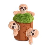 4 Pcs สำหรับ Creative Creaking Plush ของเล่นสำหรับสัตว์เลี้ยงสนุกซ่อน Seek สุนัขของเล่นตุ๊กตาสัตว์ Tree Hole ของเล่นสัตว์เลี้ยงปลอดภัยปลอดสารพิษ Burrow T