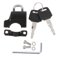 1set Anti-theft Helmet Lock Security Portable 78 22mm For Motorcycle Handlebar Lock Motorcycle Supplies Black